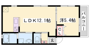 KARIN明石南の物件間取画像